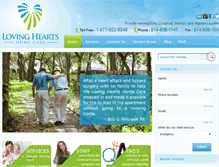 Tablet Screenshot of lovingheartshc.com
